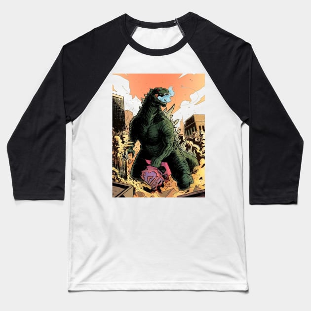 apex monster Baseball T-Shirt by HenryHenry